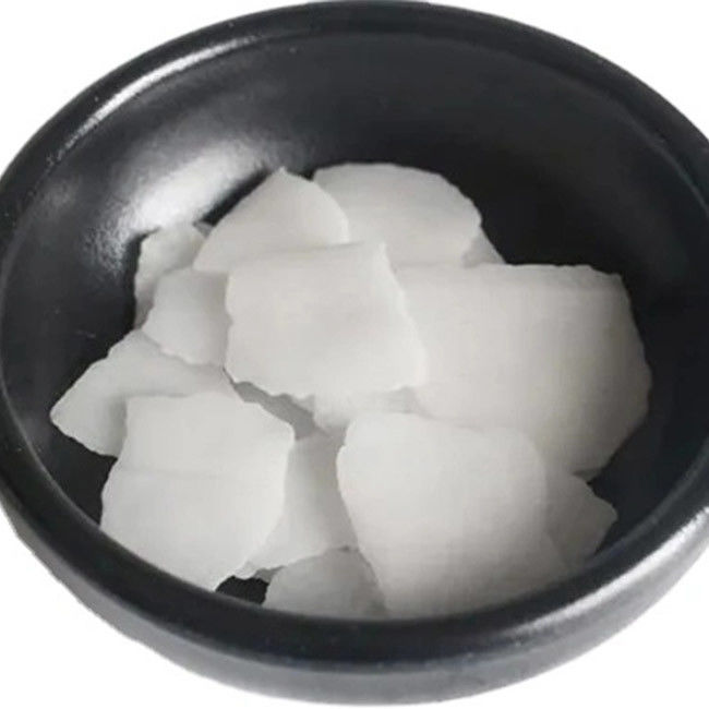 NaOHの高い純度の腐食剤ソーダは99の薄片の水酸化ナトリウムの薄片生産にエナメルを塗る